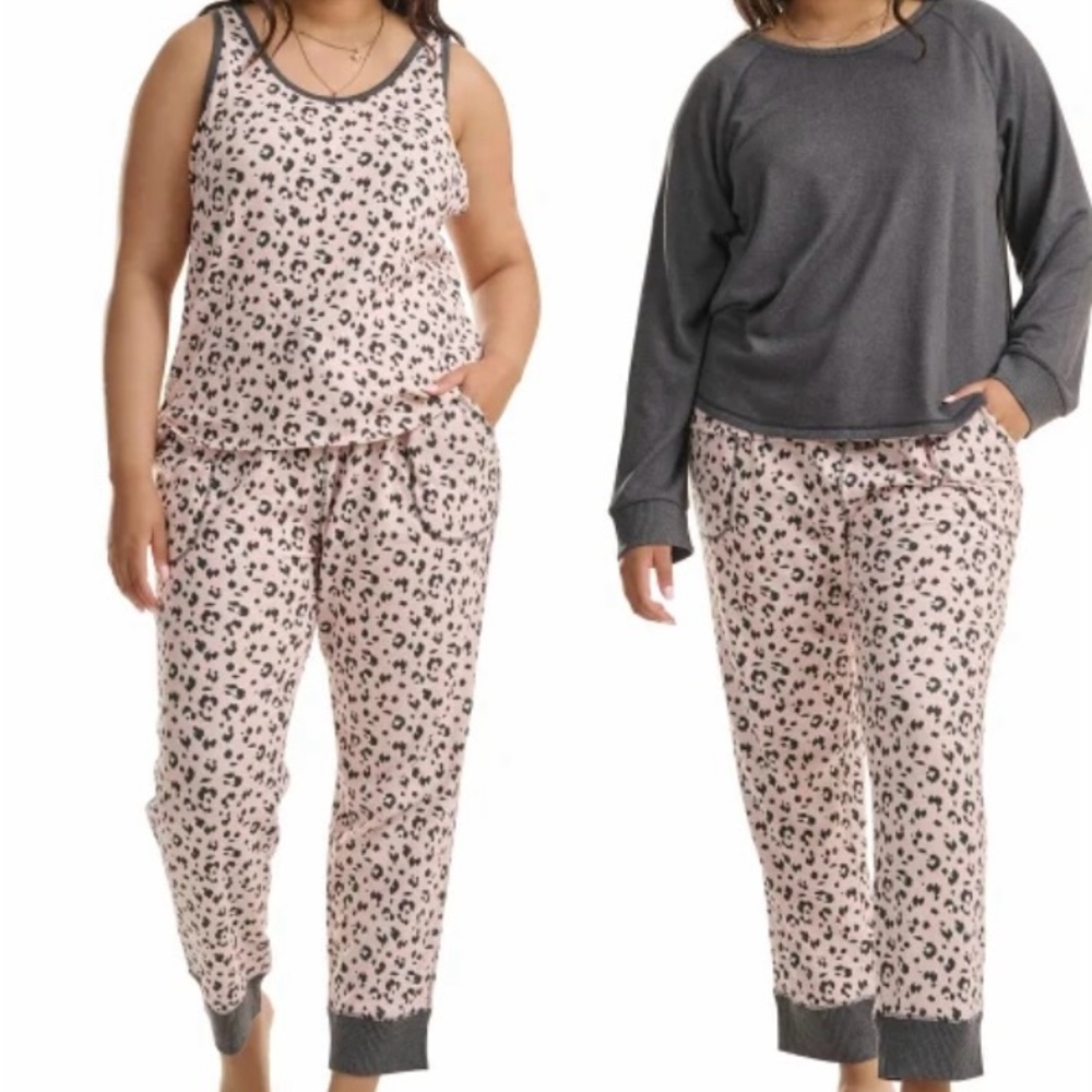 NEW! Live Laugh Lounge Ladies 3pc Pajamas